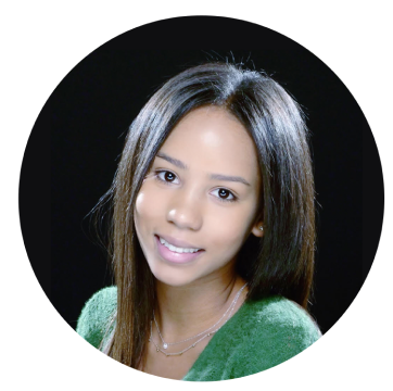 Close-up of Realtor.com employee Isabella smiling