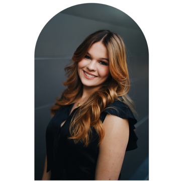 Close-up of Realtor.com employee Sarah smiling