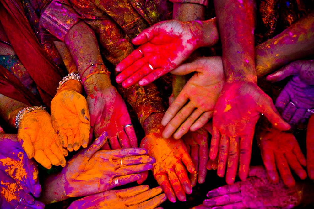 Hands for Holi